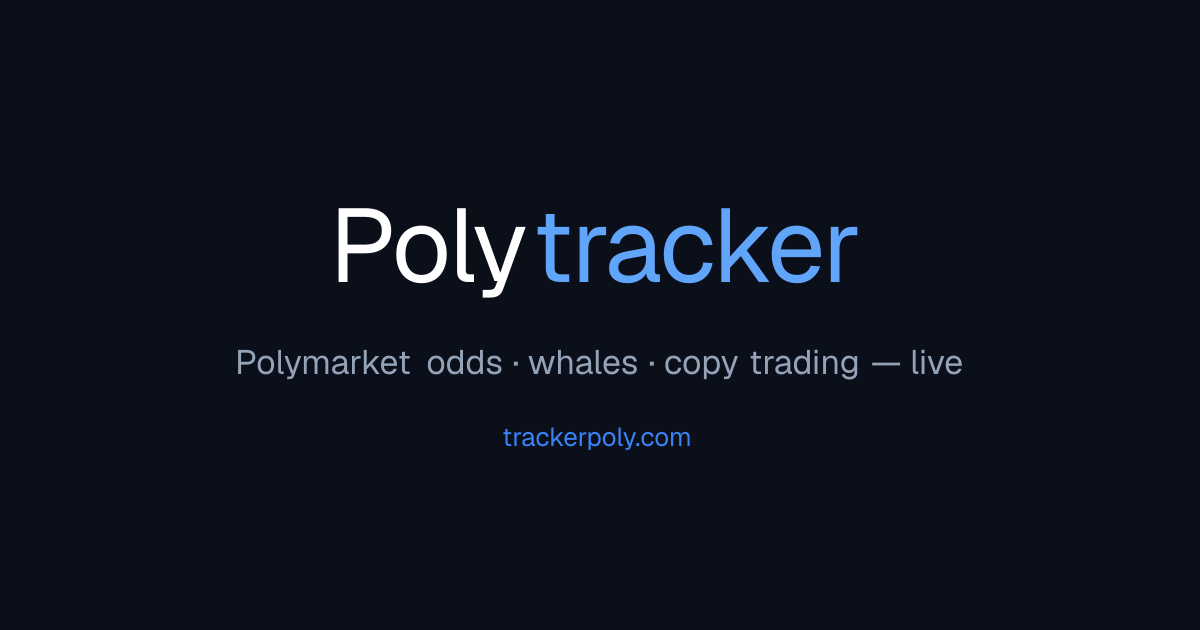 Polymarket tracker — trending, movers and live probabilities · Polytracker